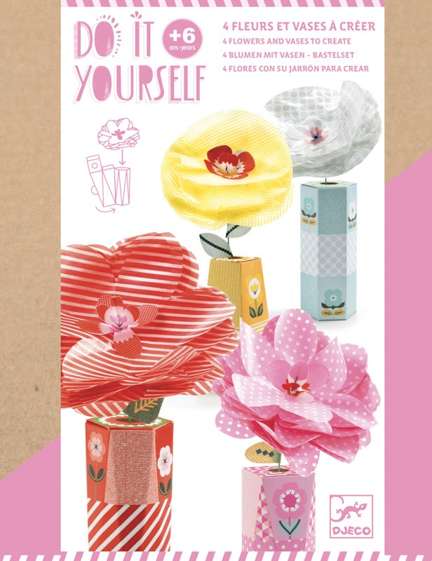 Do It Yourself Retro Chic Flowers Activity Kit