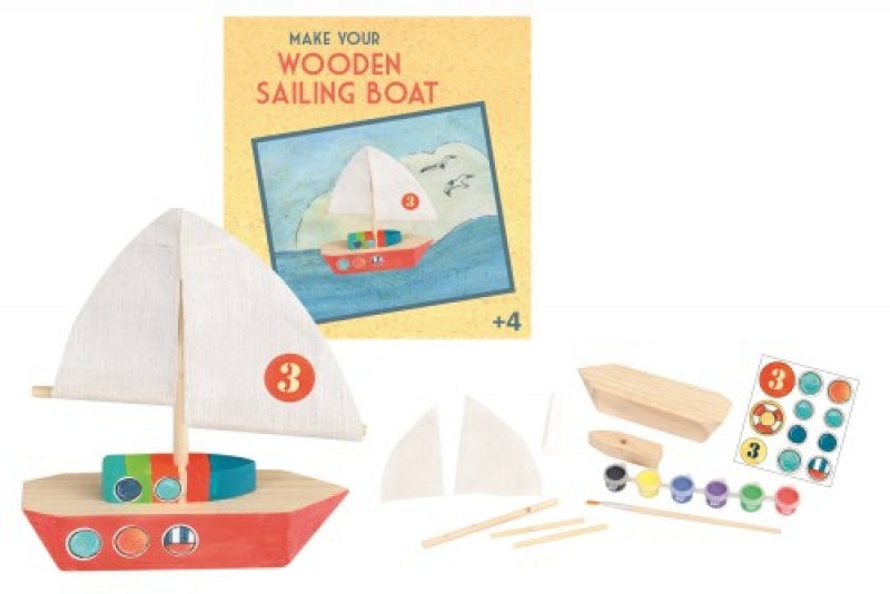 Egmont sailing boat to paint wooden