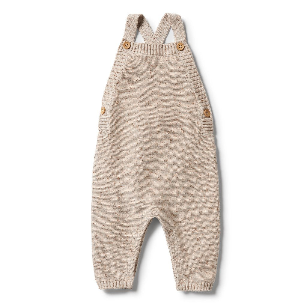 Knitted Overall - Oatmeal Fleck