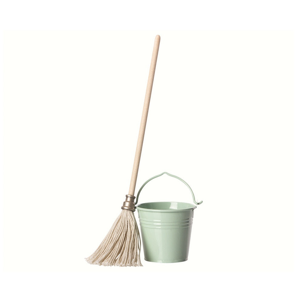 Miniature Bucket and Mop