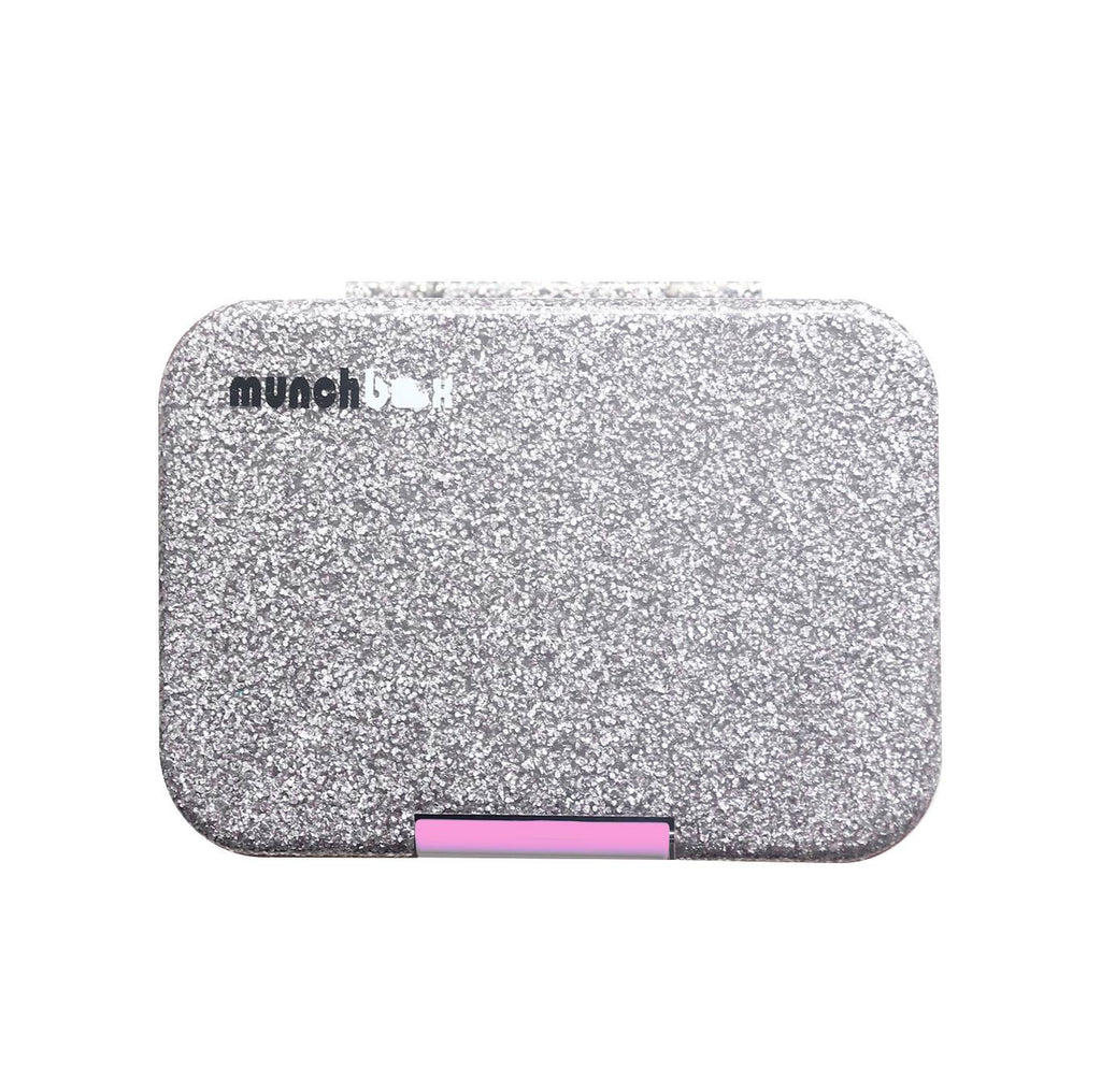 Munchi Snack - Sparkle Silver Pink Latch