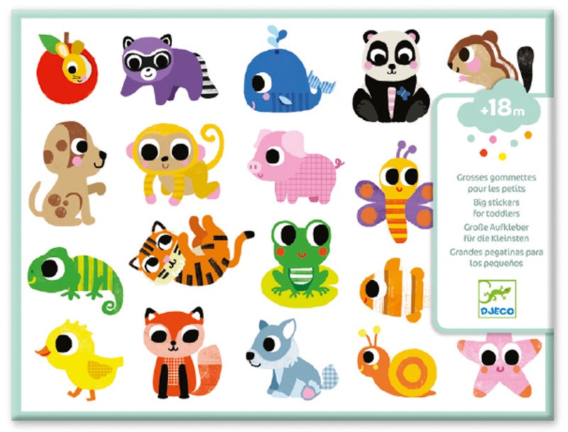 Baby Animals Toddler Stickers