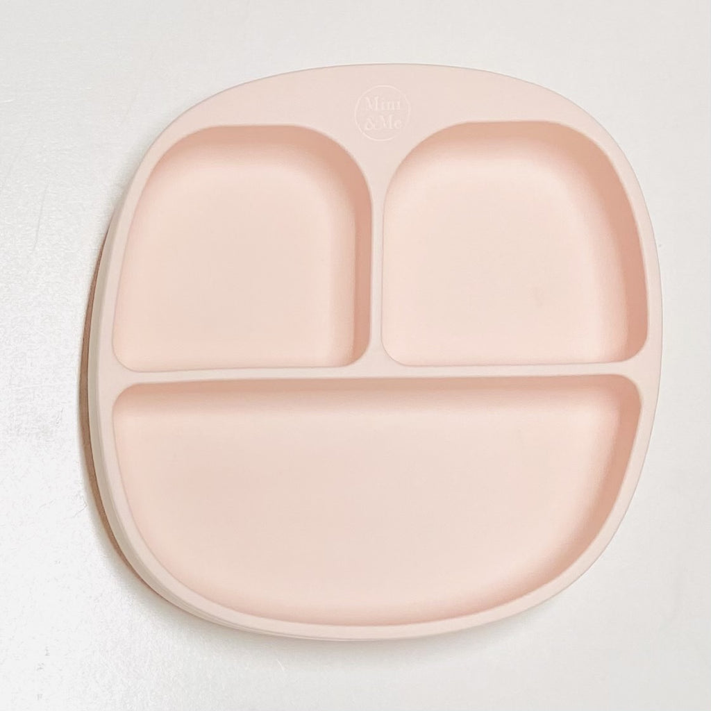 Divided Suction Plate - Marshmallow