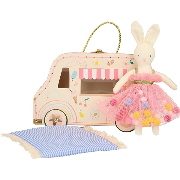 Ice Cream Van Bunny Mini Suitcase Doll