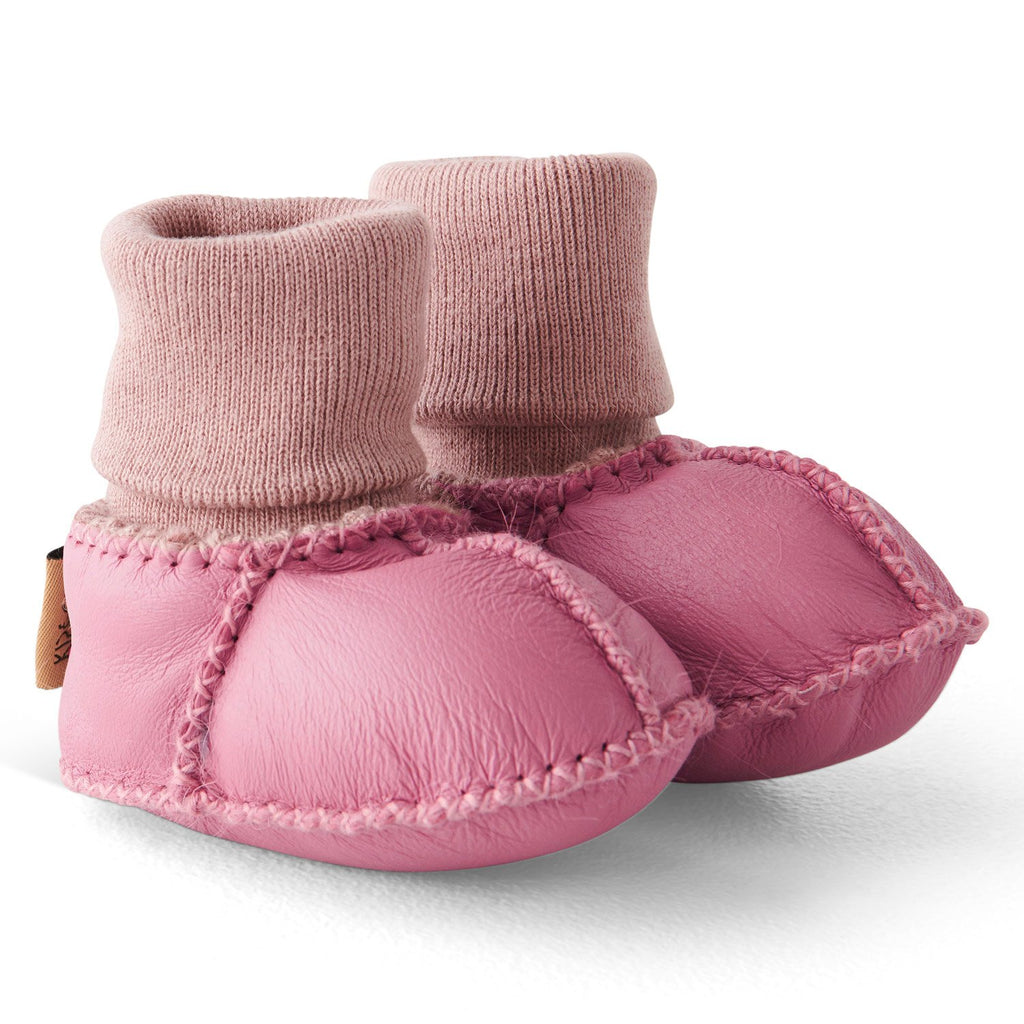 Pink Baby Booties