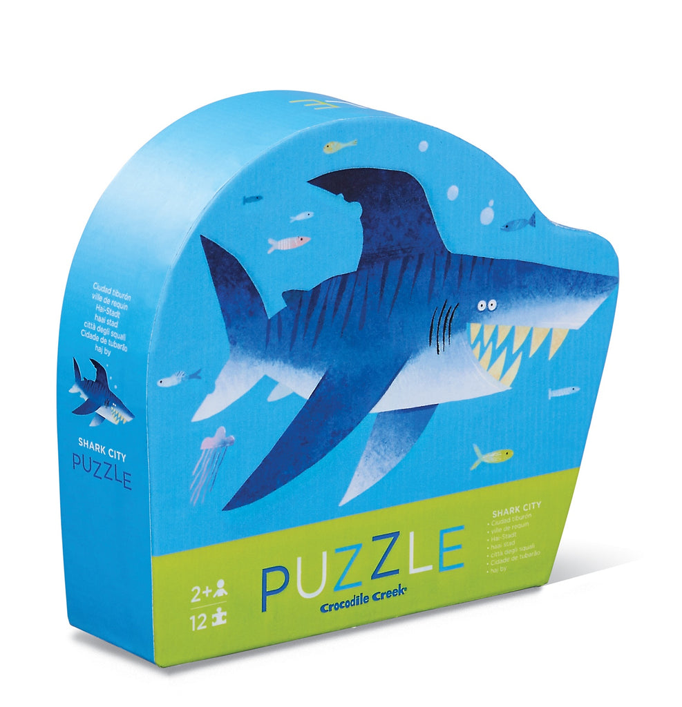 Mini Puzzle - Shark City (12pcs)