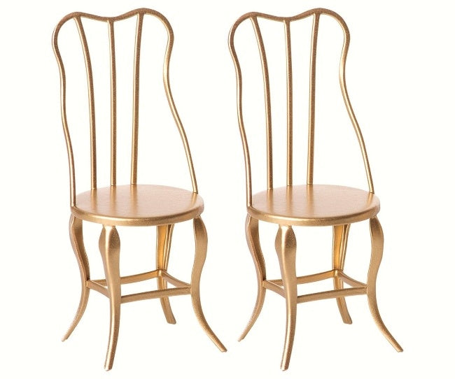 Vintage Chairs micro gold