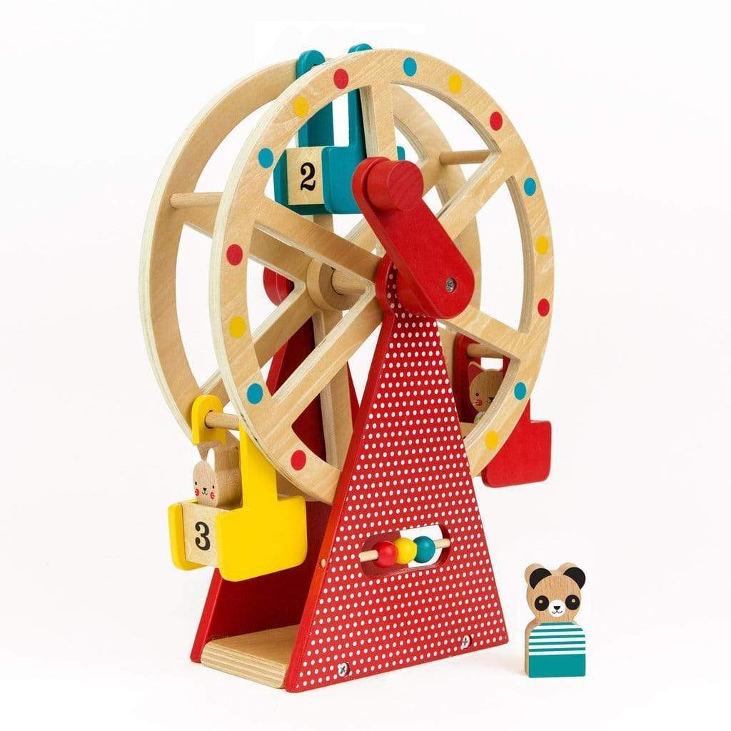 Wooden Carnival Ferris Wheel Playset