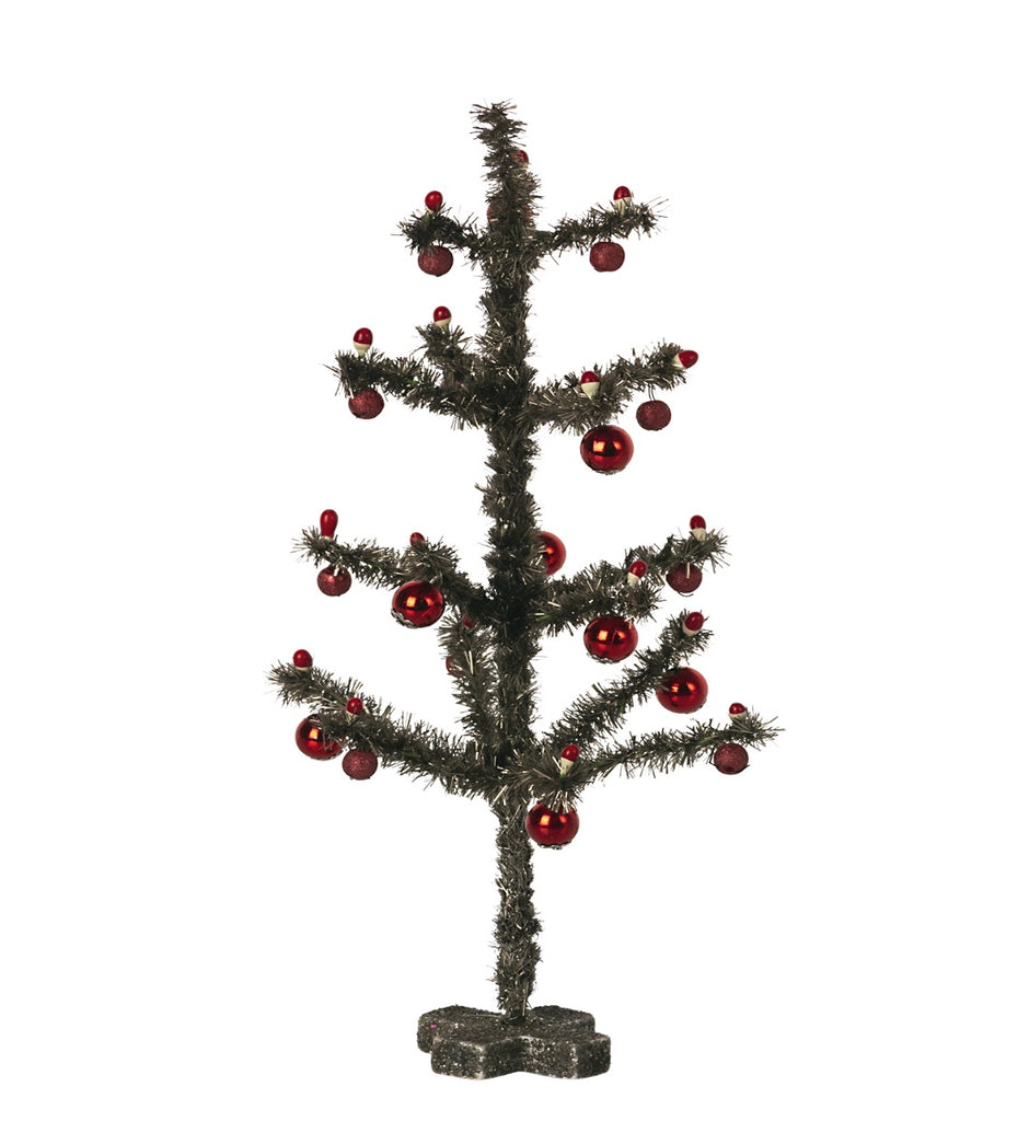 Christmas Tree Antique Silver