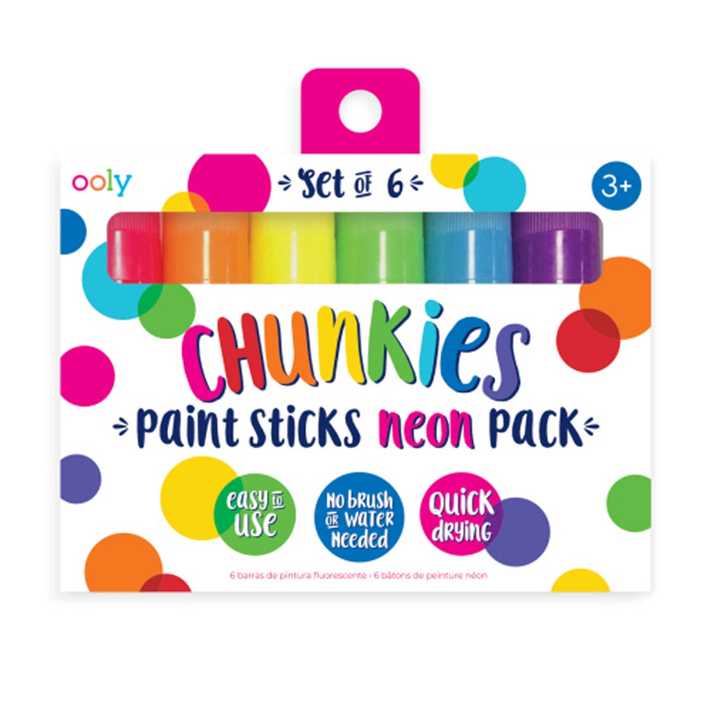 Chunkies Neon Paint Sticks Pack 6