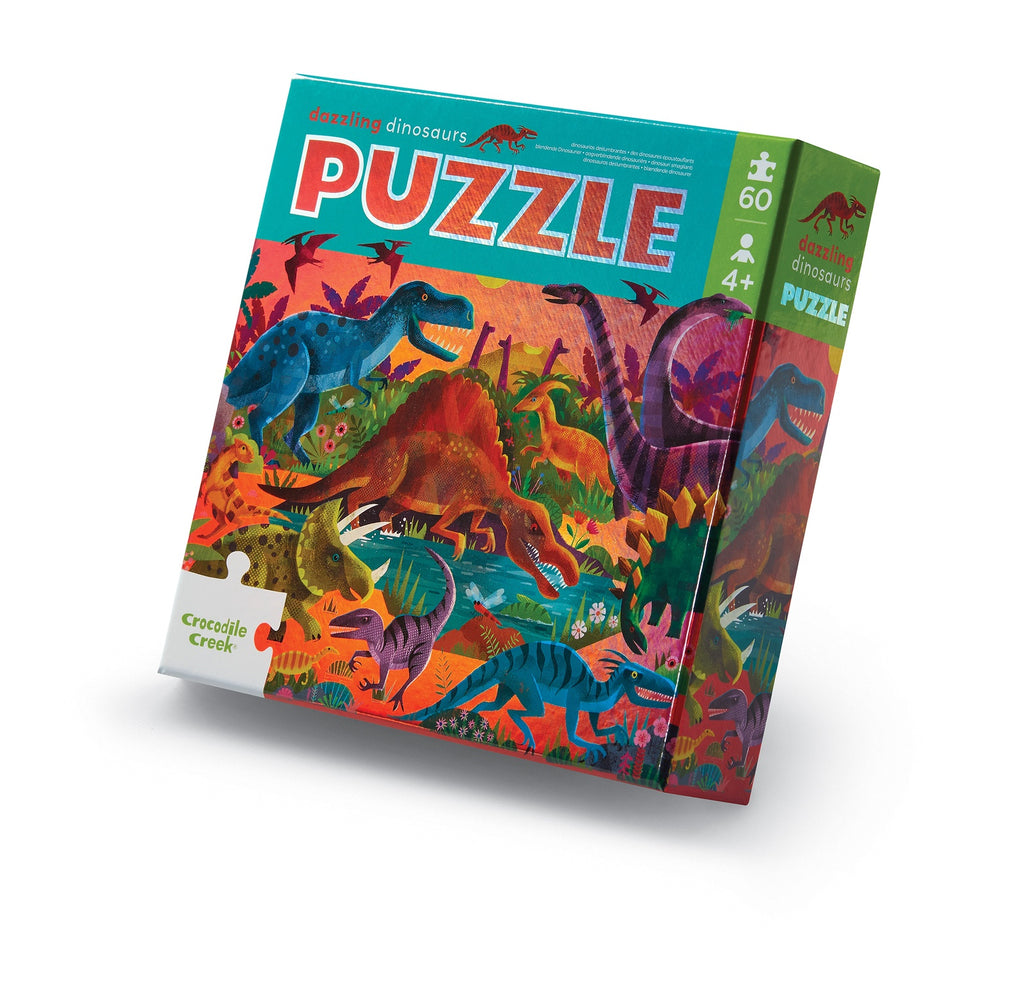 Foil Puzzle - Dazzling Dinos (60pcs)