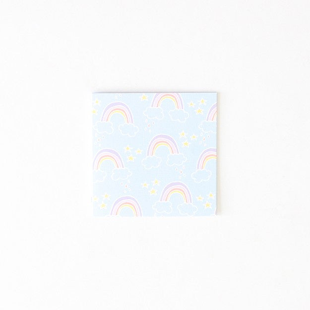 Rainbow stars card
