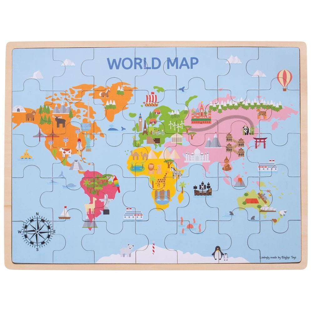 World Map Puzzle