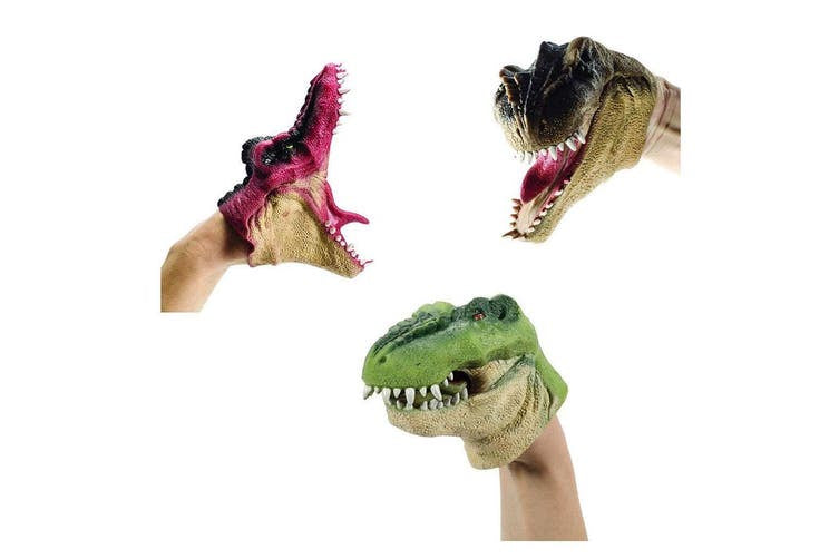 Dinosaur hand puppets