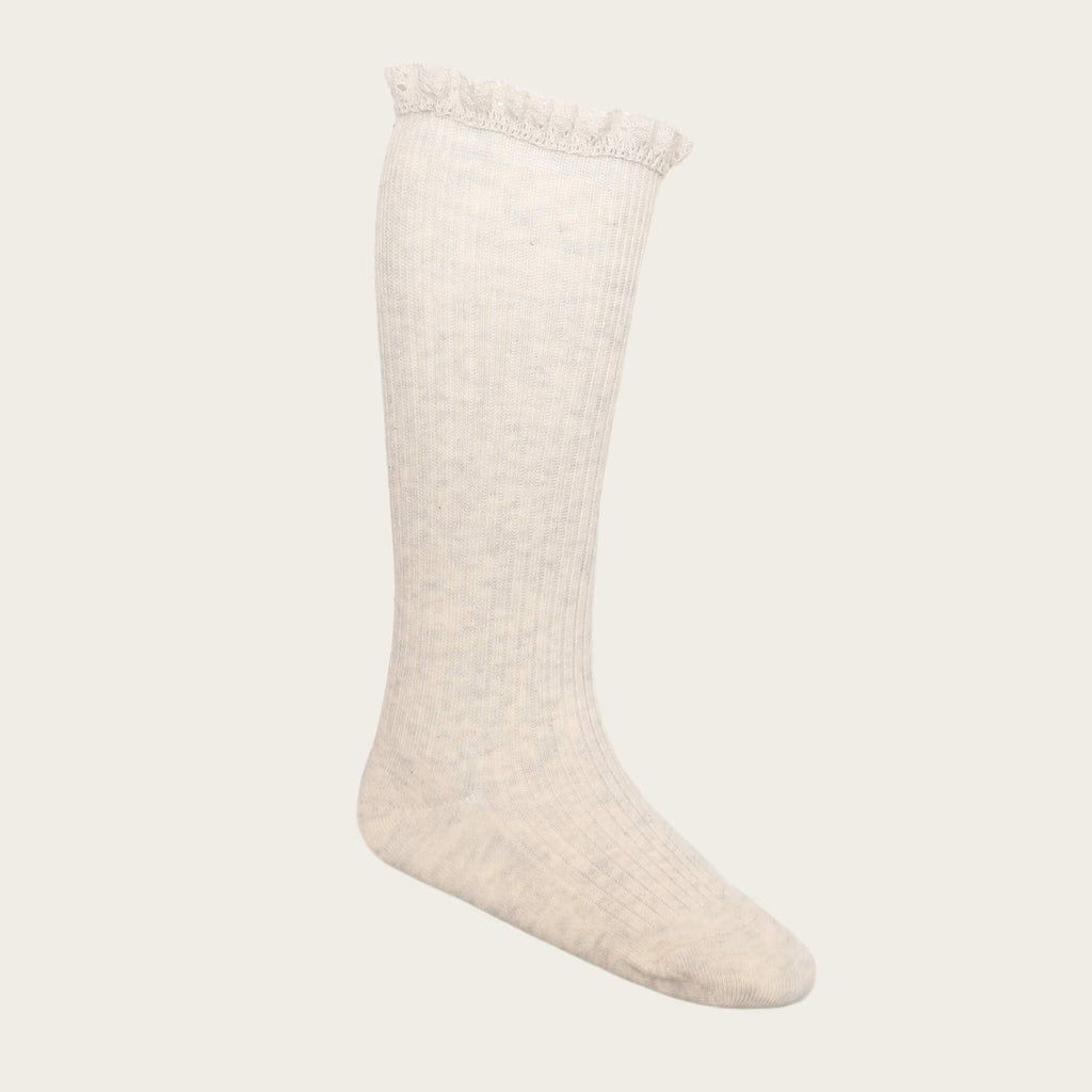 Frill Sock - Oatmeal