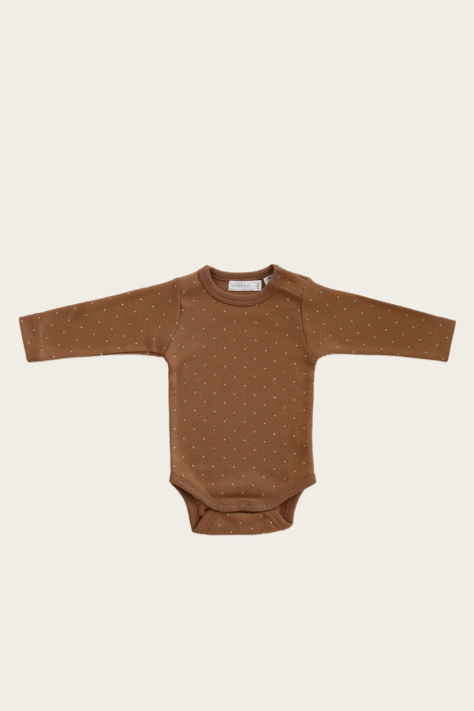 Long sleeve bodysuit - tiny dots