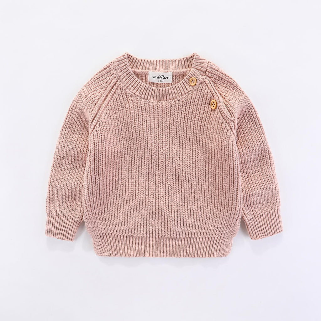 Frankie knitted jumper (dusty pink)