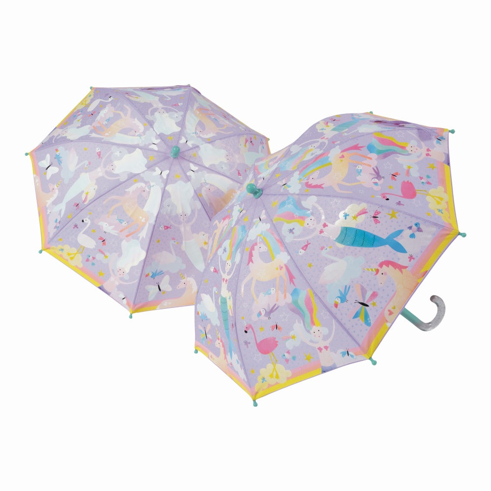 Colour Changing Umbrella - Mermaids and Unicorns