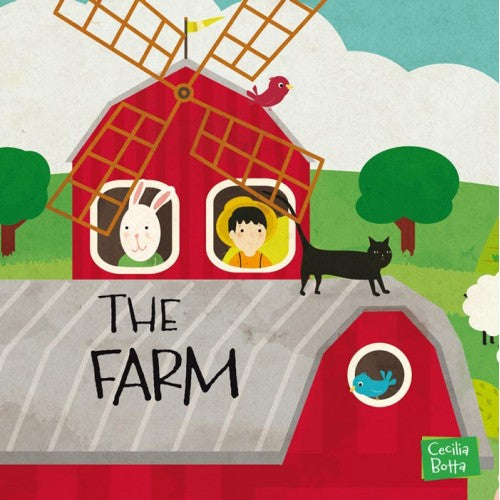 Sassi Book & Giant Puzzle - The Farm (30 pcs)