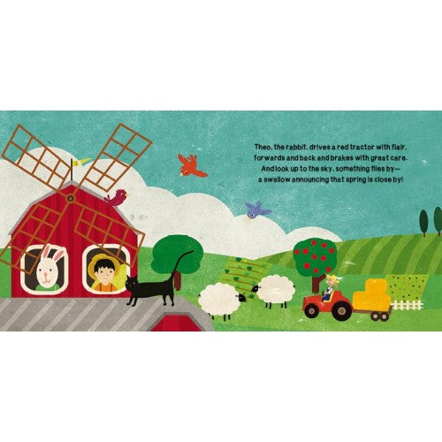 Sassi Book & Giant Puzzle - The Farm (30 pcs)