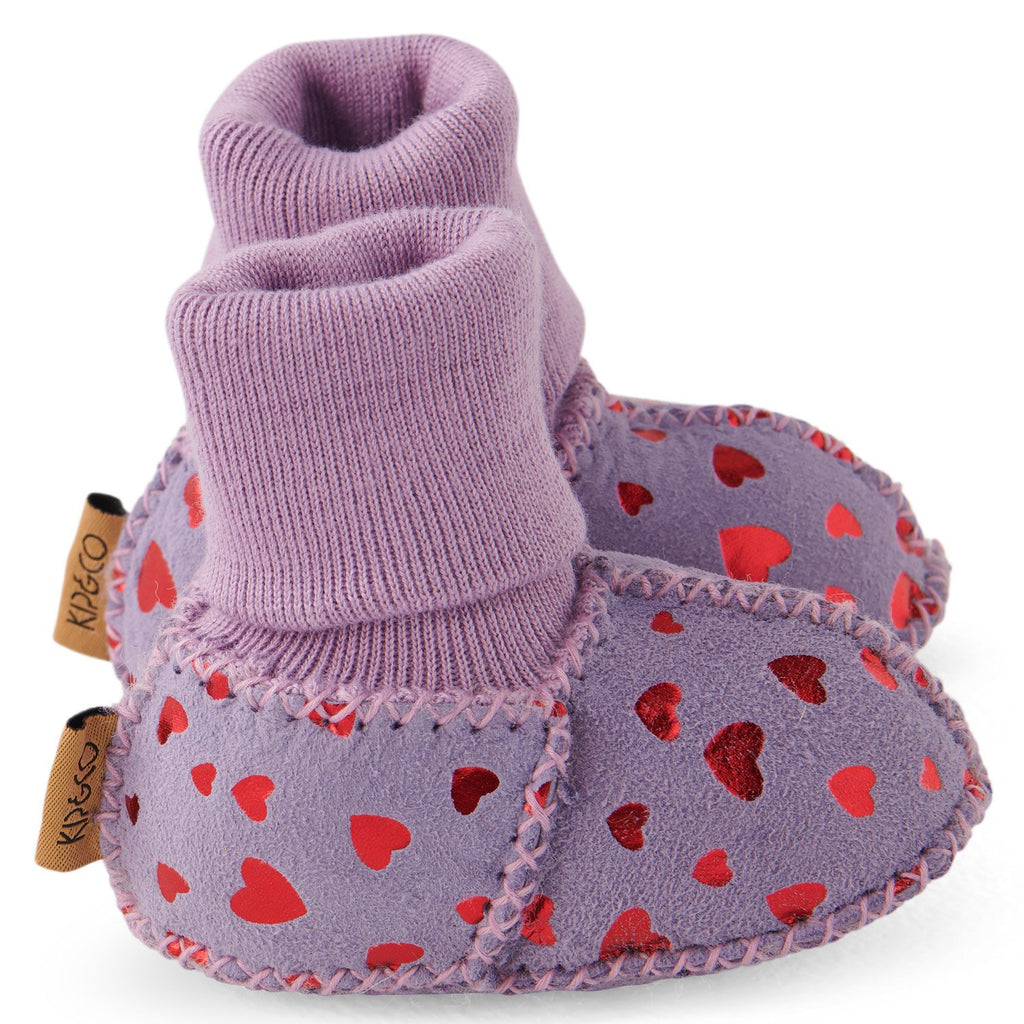 Big Love Lilac Baby Booties