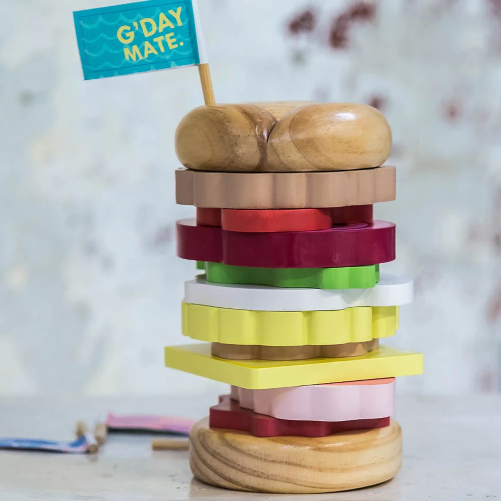 ICONIC TOY - AUSTRALIAN STACKING BURGER