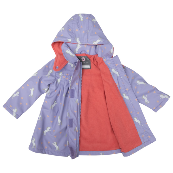 Lavender Unicorn Raincoat