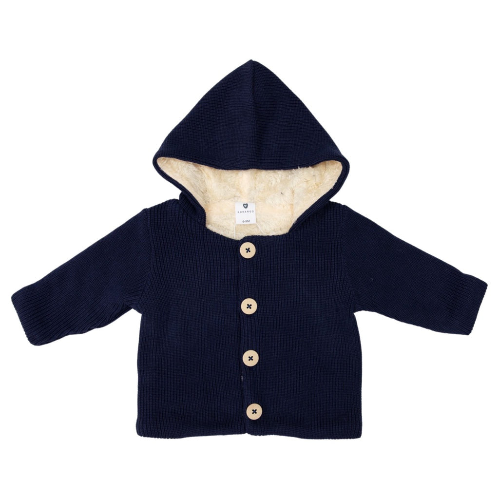 Knit Cardie - Navy