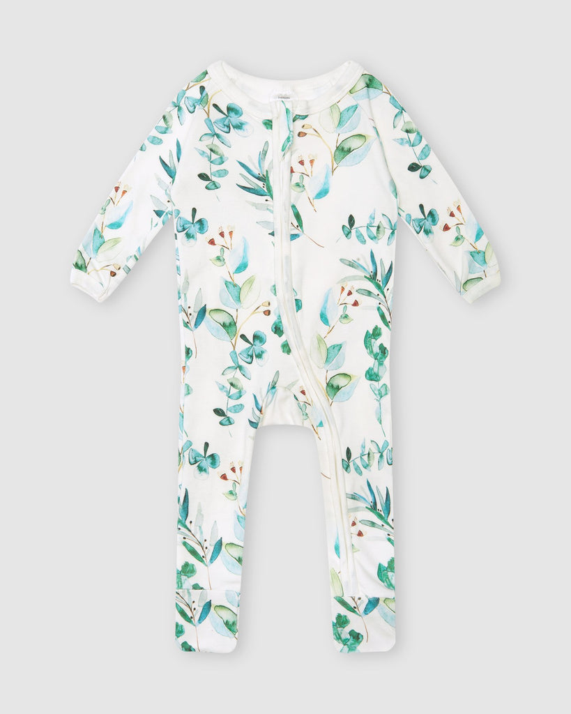 Long Sleeve Bodysuit - Soft Foliage