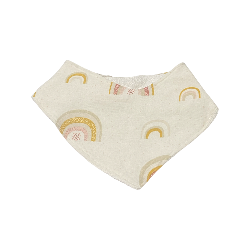 Earth Pastel Rainbow Dribble Bib