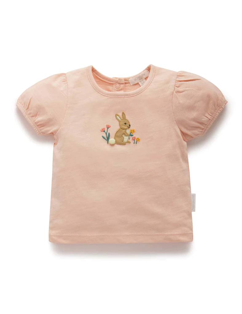 Puffed Sleeve Tee - Bunny