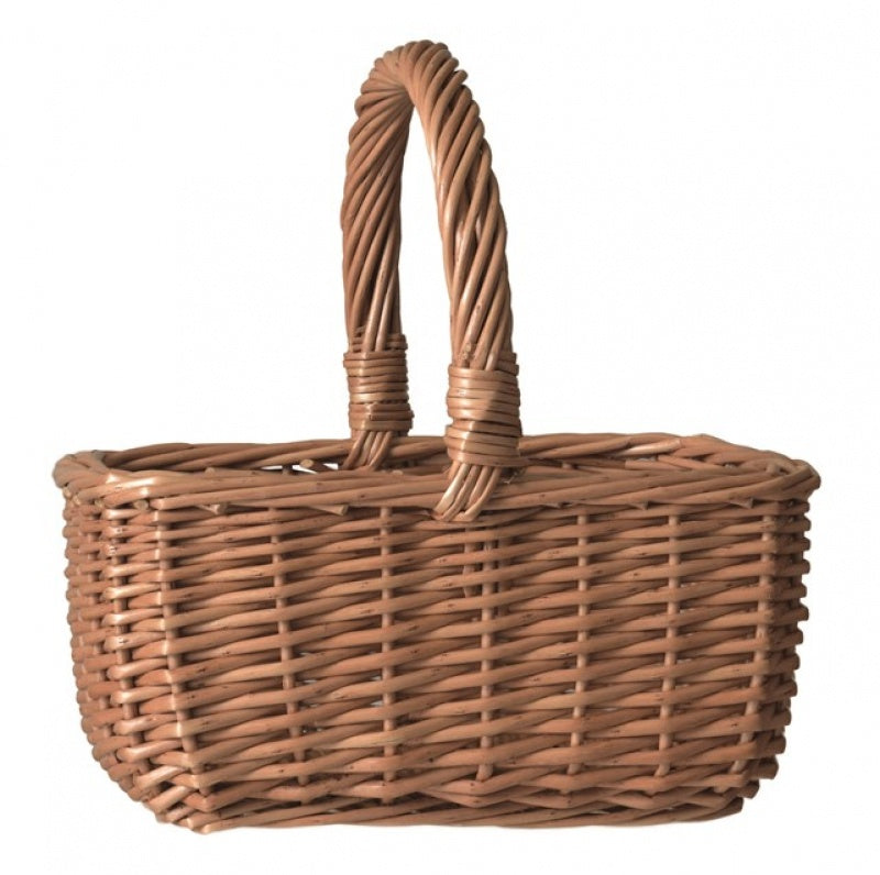 Square wicker basket