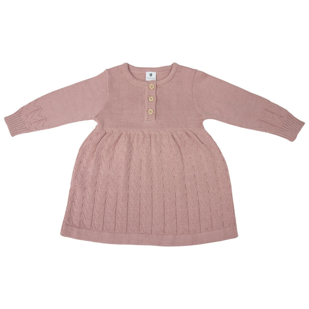 Heirloom Knit Dress - Dusty Pink