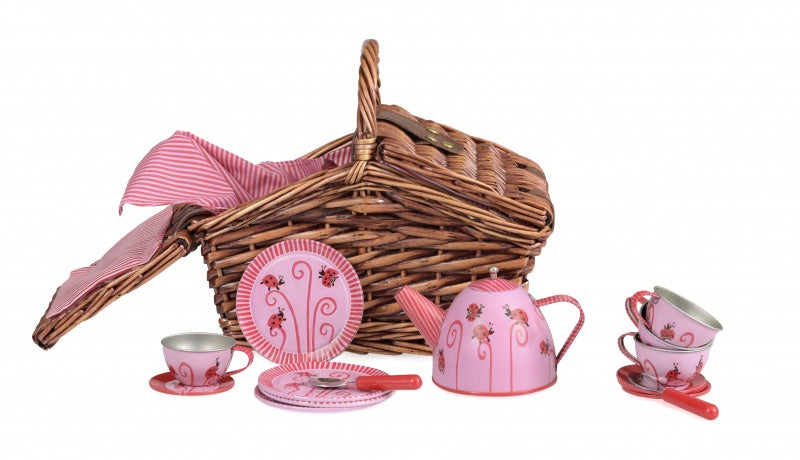 Egmont Tin Tea Set - Ladybird