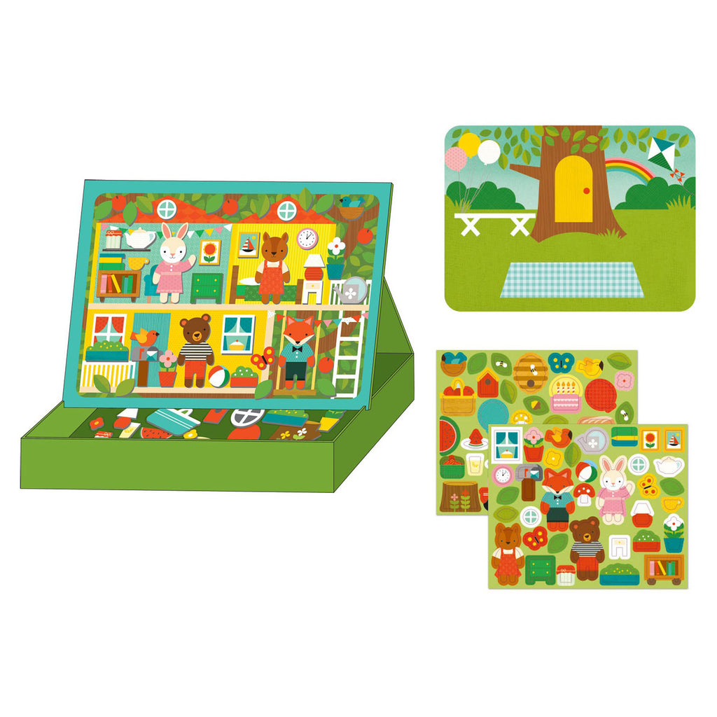 Treehouse Party Magnetic Play Scene