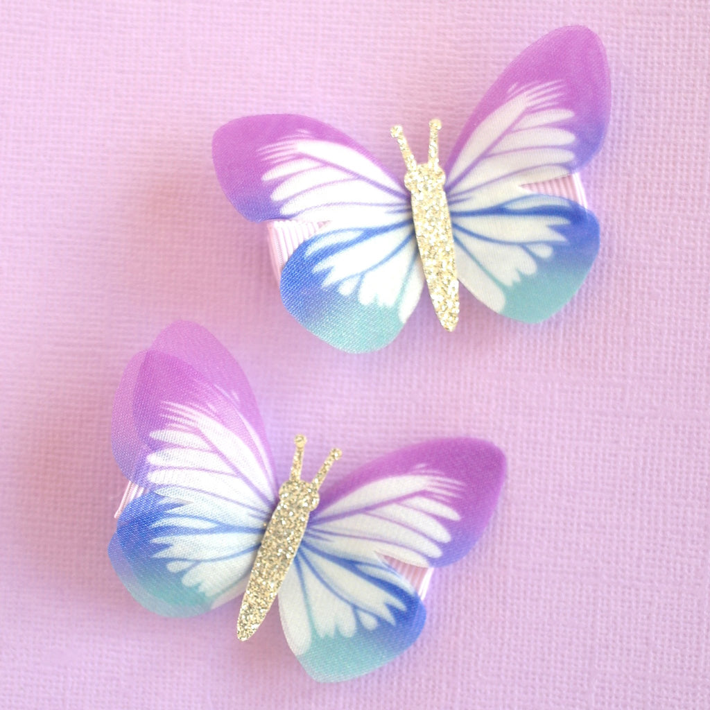Twilight Butterfly Clips - Set of 2