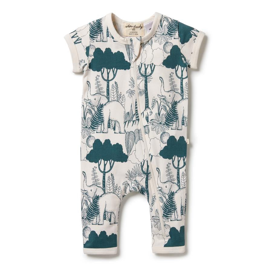 Wild Wilderness organic cotton zipsuit