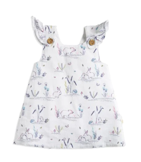 Tiny Twig GOTS Wrap Dress & Bloomer Set - Hibernation